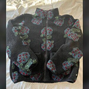 Stussy Sherpa Fleece Sweater Jacket XL